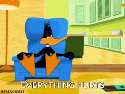 Daffy Duck Back Pain