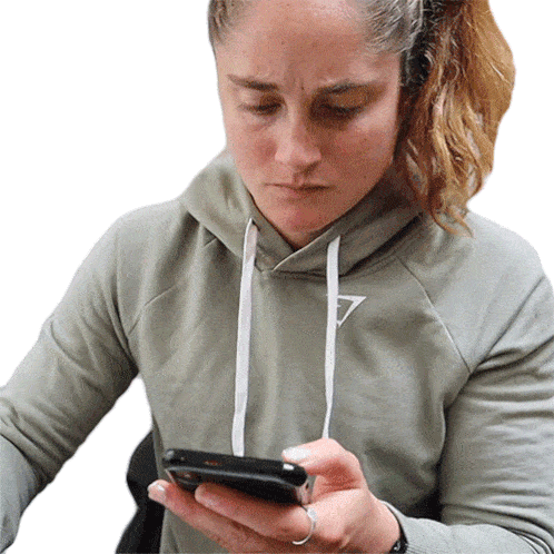 Checking Phone Marine Leleu