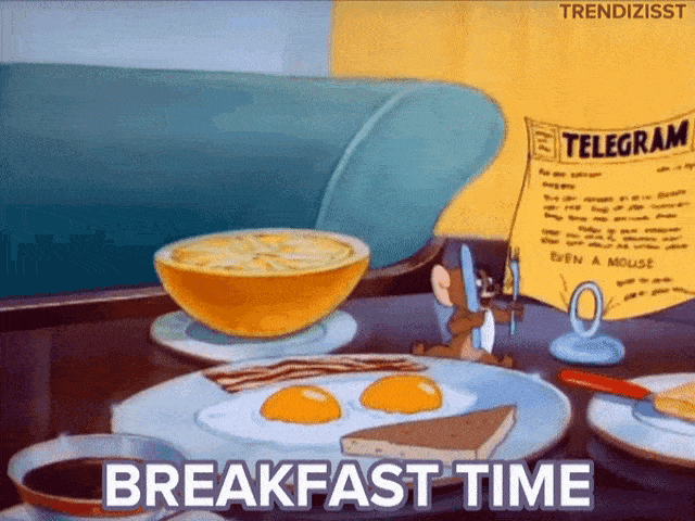 Breakfast Tom And Jerry