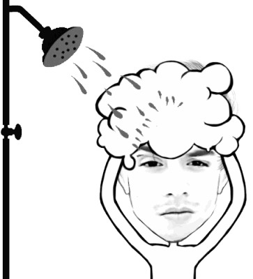 Shower Taking A Bath